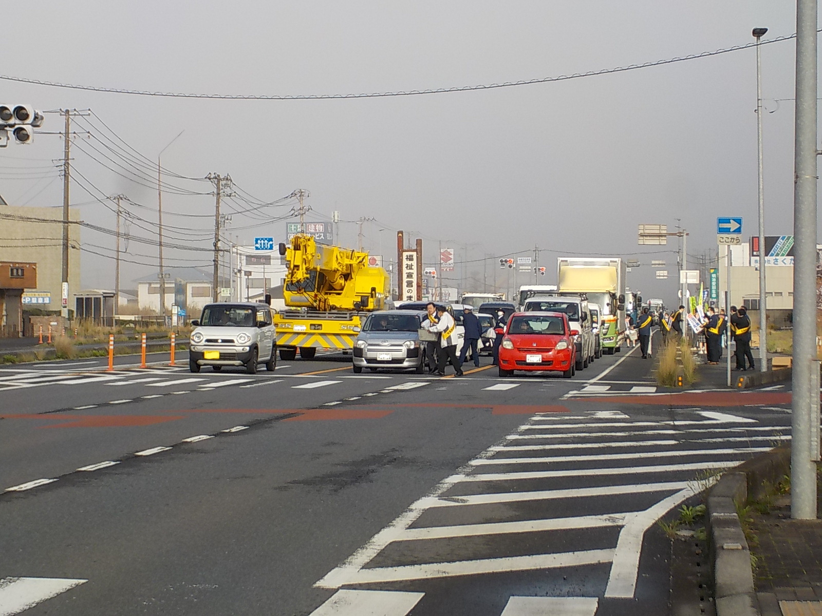 春の全国交通安全運動に伴う交通安全ルートキャンペーン