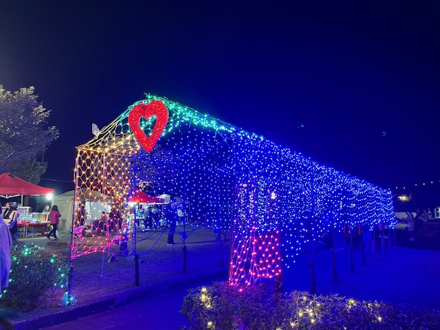 【志布志支店】志布志市 鉄道記念公園イルミネーション&冬花火への協賛を行いました